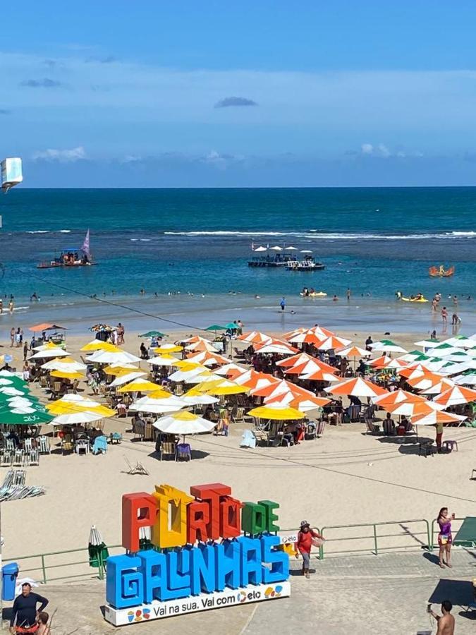 Flat Beira Mar Com Varanda Em Porto De Galinhas Exterior photo